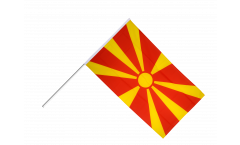 North Macedonia Hand Waving Flag