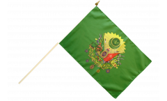 Ottoman Empire Coat of Arms Hand Waving Flag