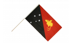 Papua New Guinea Hand Waving Flag