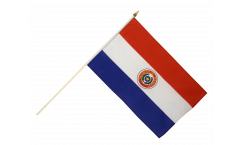 Paraguay Hand Waving Flag