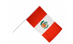 Peru Hand Waving Flag