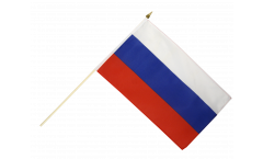Russia Hand Waving Flag