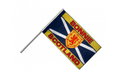 Scotland Bonnie Scotland Hand Waving Flag