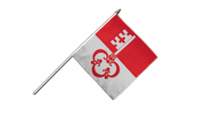 Switzerland Canton Obwalden Hand Waving Flag