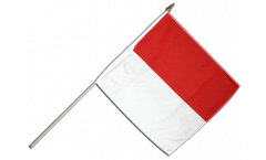 Switzerland Canton Solothurn Hand Waving Flag