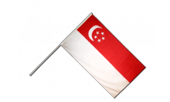 Singapore Hand Waving Flag