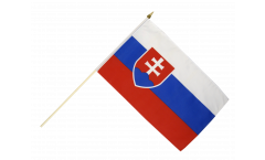 Slovakia Hand Waving Flag