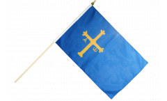Spain Asturias Hand Waving Flag