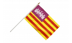 Spain Balearic Islands Hand Waving Flag