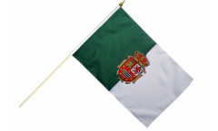 Spain Fuerteventura Hand Waving Flag