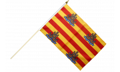 Spain Ibiza Hand Waving Flag