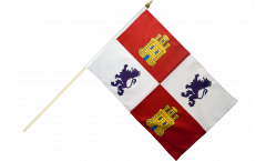 Spain Castile and León Hand Waving Flag