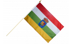 Spain La Rioja Hand Waving Flag