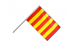 Stripe yellow-red Hand Waving Flag