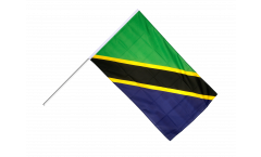 Tanzania Hand Waving Flag