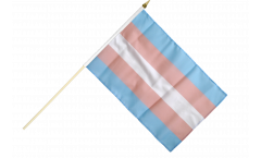 Transgender Pride Hand Waving Flag
