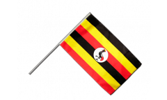 Uganda Hand Waving Flag