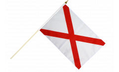 USA Alabama Hand Waving Flag