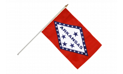 USA Arkansas Hand Waving Flag