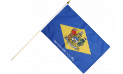 USA Delaware Hand Waving Flag