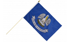 USA Louisiana Hand Waving Flag