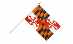 USA Maryland Hand Waving Flag
