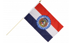 USA Missouri Hand Waving Flag