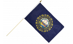 USA New Hampshire Hand Waving Flag
