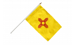 USA New Mexico Hand Waving Flag