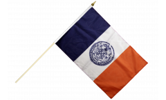 USA New York CITY Hand Waving Flag