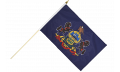 USA Pennsylvania Hand Waving Flag