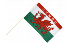 Wales CYMRU Hand Waving Flag