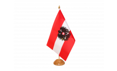 Austria with eagle Table Flag