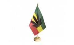 Cannabis Reggae Table Flag