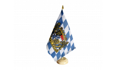 Germany Bavaria Freistaat Bayern Table Flag