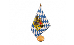 Germany Bavaria with lion Table Flag