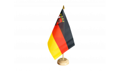 Germany Rhineland-Palatinate Table Flag