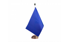 Unicolor blue Table Flag