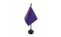 Unicolor Purple Table Flag