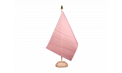 Unicolor pink Table Flag