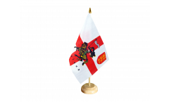 England with knight Table Flag