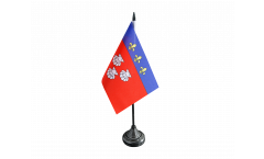 France Aurillac Table Flag