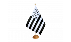 France Brittany Table Flag