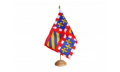 France Burgundy Table Flag