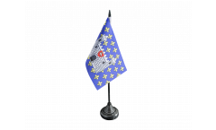 France Carcassonne Table Flag