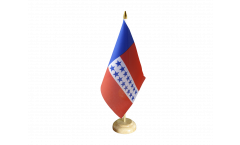 France French Polynesia Tuamotus Table Flag