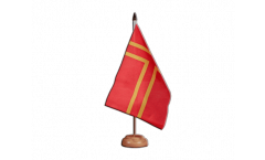 France Normandy St. Olaf Cross Table Flag