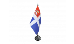 France Saint-Malo Table Flag