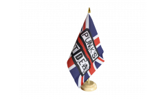 Great Britain Punks Not Dead Table Flag