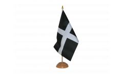 Great Britain St. Piran Cornwall Table Flag